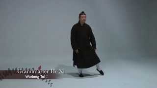 Grandmaster He Xi demonstrates  Wudang Tai Chi