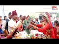 tharu wedding jaimala video arjun weds jamuna