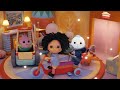 lambkin and little nana fly an airplane ‍✈️ moon and me 🌙 relaxing bedtime stories for kids