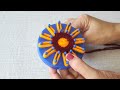 it s so beautiful.new amazing hand embroidery flower design idea. super easy hand embroidery flower