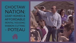 LEAP Homes & Affordable Housing Ribbon Cutting - Poteau