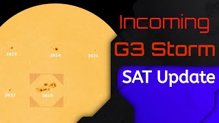 G3 Solar Storm expected from massive CME. Latest Space Weather update. Saturday 3/23/2024