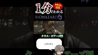 1分でわかるバイオハザード６（クリス・ピアーズ編）#バイオハザード #shorts #バイオハザード #biohazard