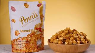 Pennii Premium Popcorn | Caramel flavour