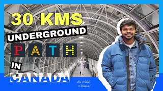 பெரிய பெரிய buildings-க்கு 🏙🌃 கீழே 30 kms-க்கு சுரங்க நடைபாதையா? | 🇨🇦 Toronto Underground Path