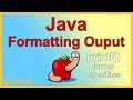 Java Formatting Output with the printf Method using Format Specifiers - Easy Example - APPFICIAL