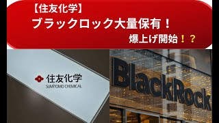 **【住友化学株爆上げ！？】あのブラックロックが大量保有報告！黒字転換＆株価上昇なるか？！**