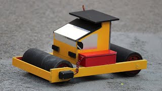 How To Make a Heavy Road Making Machine at Home - Road Roller