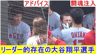 マーシュ選手にアドバイス＆フレッチに闘魂注入【大谷翔平選手】リーダー的存在 Shohei Ohtani Funny Story vs Orioles 8.26.2021