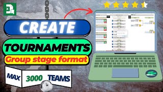 ⚽ How to Create and Simulate a Tournament | Group Stage Format | Excel Tutorial