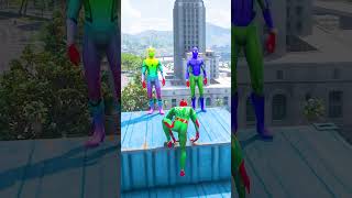 GTA 5 Epic Water Ragdolls | Spider-Man Jumps / Fails ep.178 #shorts