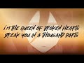 Queen of Broken Hearts - Lyrics (Clean) blackbear