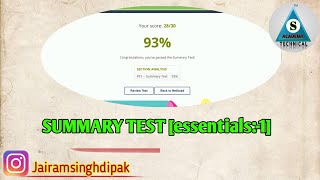 essentials:- 1 summary test python || E 1 summary test python cisco|| #cisco