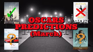 2022 Oscars Predictions!!! (MARCH)