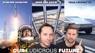 SpaceX Starlink launch, Tesla Crushes Q4, NASA signs with Axiom Space - Ep 69