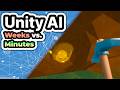 Unity AI Implemented Marching Cubes Digging in 20 Minutes