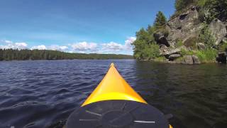 Kayaking in Grimevann, Lillesand Norway