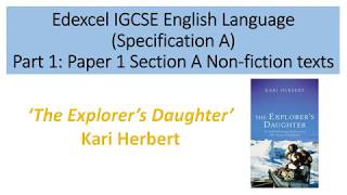 Analysis of 'The Explorer's Daughter' by Kari Herbert