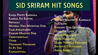 Sid Sriram Tamil Hits | JukeBox |  Melody | Love | #sidsriram