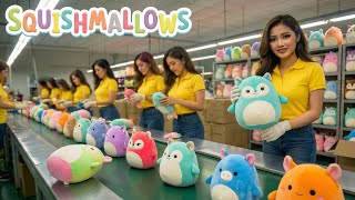 🏭 Inside the SQUISHMALLOWS Factory: How They Are Made!