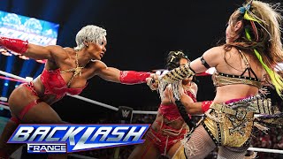 The Kabuki Warriors vs. Bianca Belair & Jade Cargill: WWE Backlash France highlights, May 4, 2024