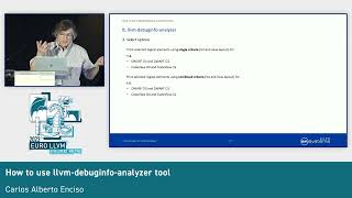 2023 EuroLLVM - How to use llvm-debuginfo-analyzer tool