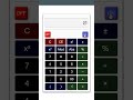Calculator project using HTML, CSS & JavaScript