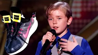 kid sings "One Two Buckle My Shoes in America Got Talent