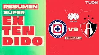 RESUMEN SÚPER EXTENDIDO | Cruz Azul vs Atlas | Liga Mx - CL2025 J1 | TUDN