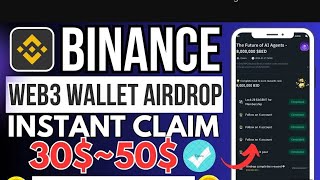 Binance web3 wallet Airdrop / Binance web3 $BiD || The Future AI Agent 8000000$ BID😱