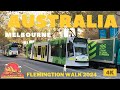 Melbourne CBD winter walk flemington 4K |Melbourne winter 4K walk