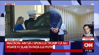 Emmanuel Macron a ajuns la Casa Albă. Președintele francez nu a fost întâmpinat de Donald Trump