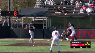 Rutgers Baseball vs. Monmouth Highlights | 4/16/2024