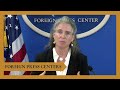 New York Foreign Press Center Briefing on 