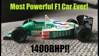 The most powerful Formula 1 Car Of All Time (1400bhp!) - Altaya Benetton B186 1:43 review