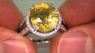 Highly Collectable Genuine Sphene Titanite Diamond Ring 14K Gold - eBay Auction