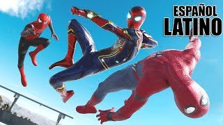 Spider-Man HOMECOMING vs. IRON SPIDER vs. Spider-Man FAR FROM HOME | EPIC BATTLE! BATALLA EPICA!!!!!