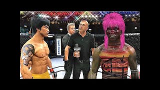 Bruce Lee vs. Go Go Man - EA sports UFC 4 - CPU vs CPU epic