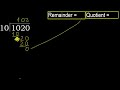 divide 1020 by 10 remainder . division with 2 digit divisors . how to do