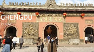 Chengdu China 🇨🇳  - Daci Temple Walking 2022. [중국 청두 타이구리,대자사사찰]