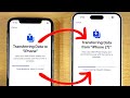 How To Transfer Data from old iPhone to iPhone 15 (Photos, Data, Everything)