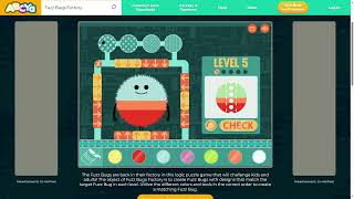 Fuzz Bugs Factory Level 4 to 5 ABCya! Well played kids