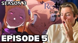 WHO IS THIS!? Re Zero Season 3 Episode 5 | Reaction!