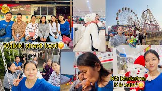 Manigram ko Pardasani Mela Gayem🥰|Waikiki Street Food Ksto Xata?😯| |NG Market🛍️|