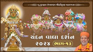 Chandan Vagha Darshan 2024 | ચંદન વાઘા દર્શન ૨૦૨૪ | Part - 13 | Gyanjivandasji Swami - Kundaldham