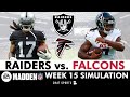 Raiders vs. Falcons Simulation Watch Party For 2024 NFL Season | Raiders Week 15 Madden 25 Rosters