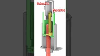 Rotary to reciprocatory motion #automobile #mechanical #engineering