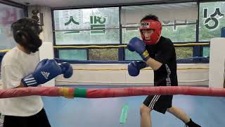 김우진 초딩5년 프로데뷔 앞둔 성인과 스파링2 많이 했는데 다 못찍음(mma kids fighter, Korean champion. now 11 years old)