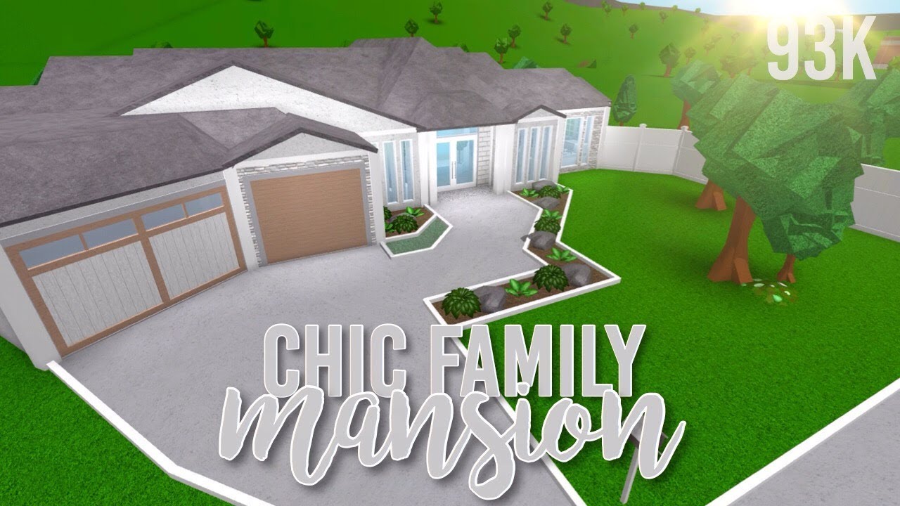 One Story Bloxburg House Layout Mansion