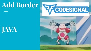 "Add Border" - Codesignal #15 - JAVA Solution